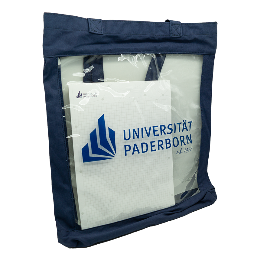 Bibtasche Tasche Durchsichtig Bibliothek BiBtasche Durchsichtige